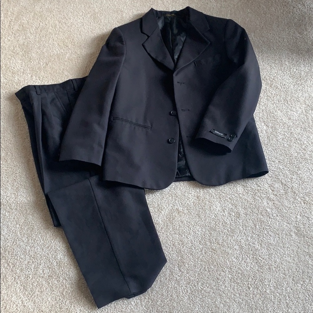 Boys 2 pc black Arrow suit - jacket & pants